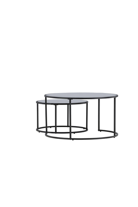 Twin Couchtisch - schwarz/MDF - Couchtische - ALVAHOME