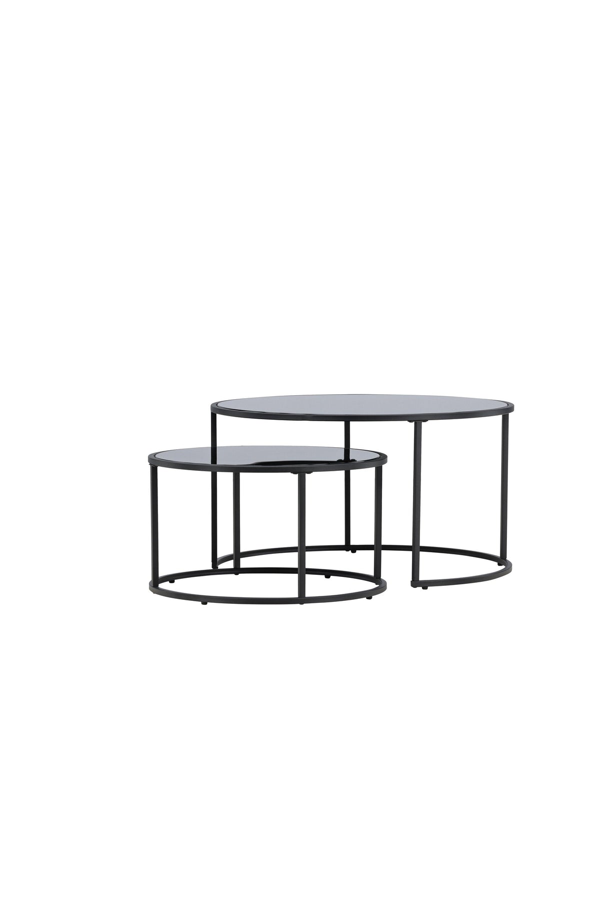 Twin Couchtisch - schwarz/MDF - Couchtische - ALVAHOME