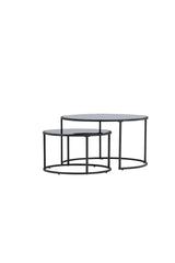 Twin Couchtisch - schwarz/MDF - Couchtische - ALVAHOME