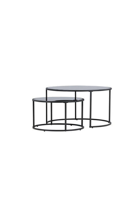Twin Couchtisch - schwarz/MDF - Couchtische - ALVAHOME