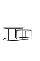 Twin Couchtisch - schwarz/MDF - Couchtische - ALVAHOME