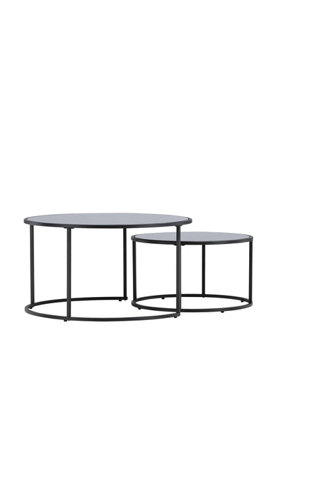 Twin Couchtisch - schwarz/MDF - Couchtische - ALVAHOME