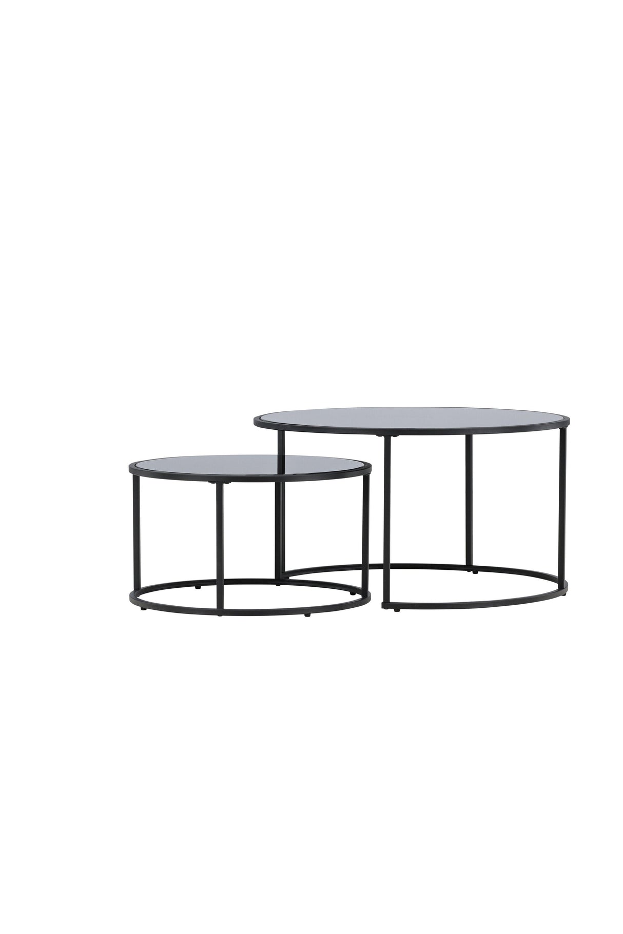 Twin Couchtisch - schwarz/MDF - Couchtische - ALVAHOME