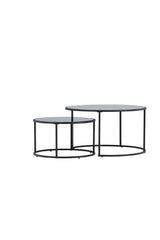 Twin Couchtisch - schwarz/MDF - Couchtische - ALVAHOME