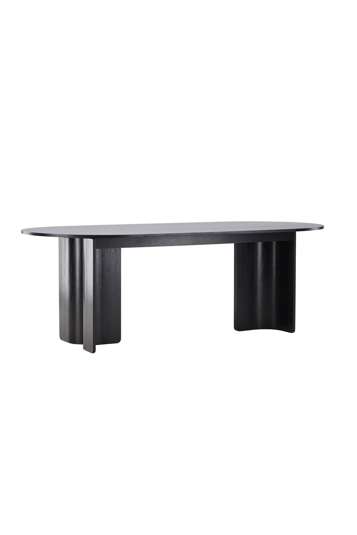 Tyresö ovaler Esstisch - schwarz/MDF - Ovale Esstische - ALVAHOME