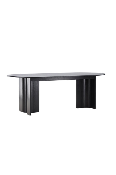 Tyresö ovaler Esstisch - schwarz/MDF - Ovale Esstische - ALVAHOME