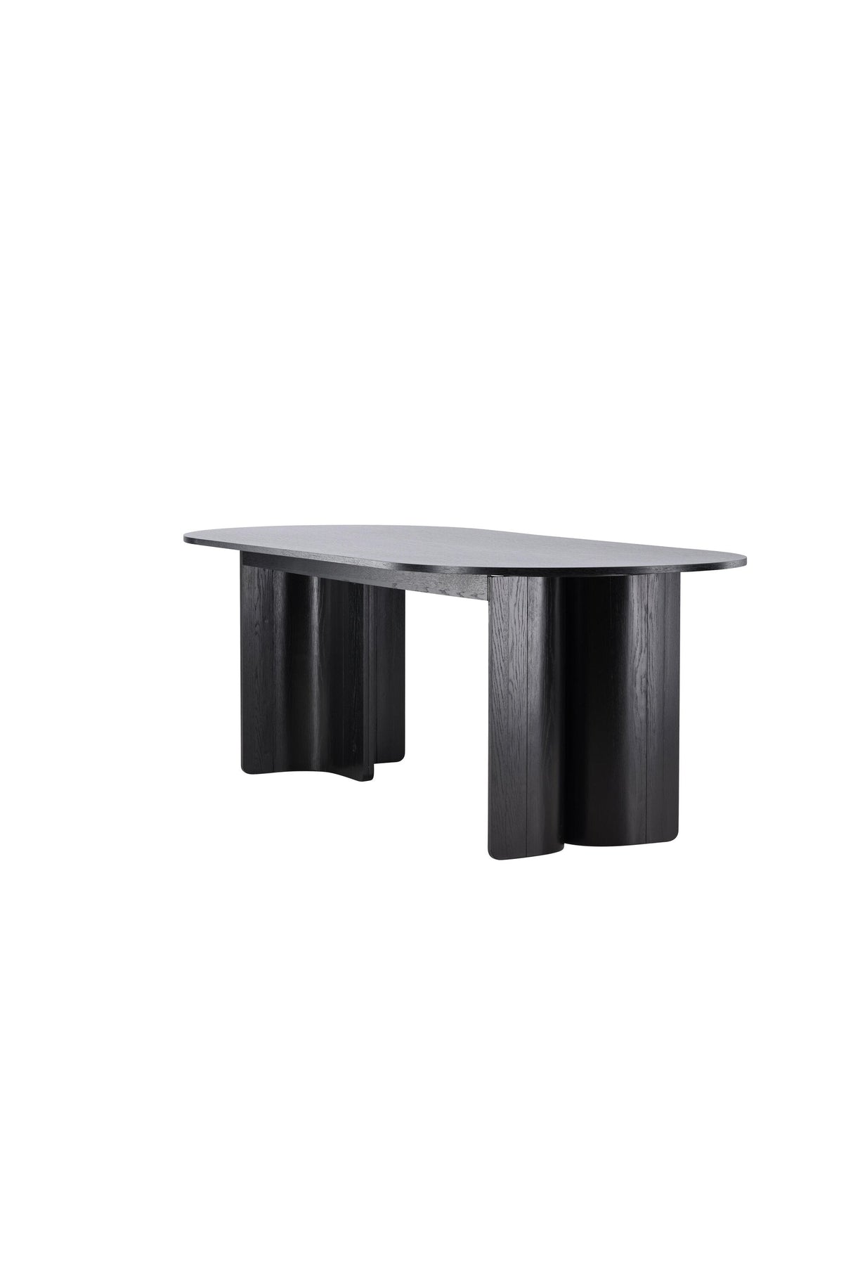Tyresö ovaler Esstisch - schwarz/MDF - Ovale Esstische - ALVAHOME