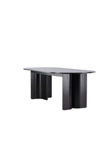 Tyresö ovaler Esstisch - schwarz/MDF - Ovale Esstische - ALVAHOME