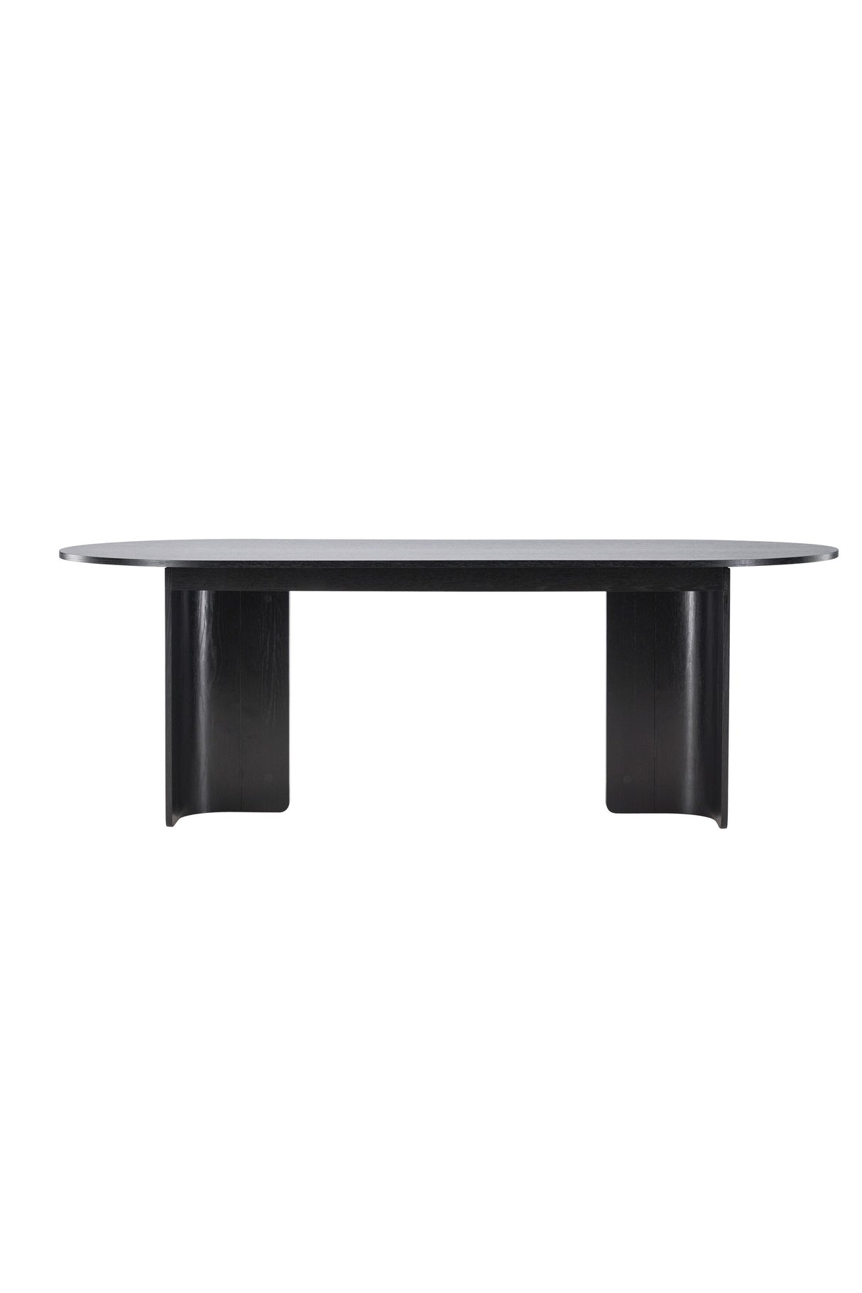 Tyresö ovaler Esstisch - schwarz/MDF - Ovale Esstische - ALVAHOME
