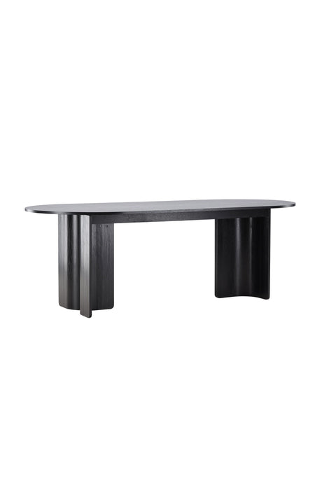 Tyresö ovaler Esstisch - schwarz/MDF - Ovale Esstische - ALVAHOME