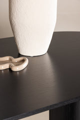 Tyresö ovaler Esstisch - schwarz/MDF - Ovale Esstische - ALVAHOME