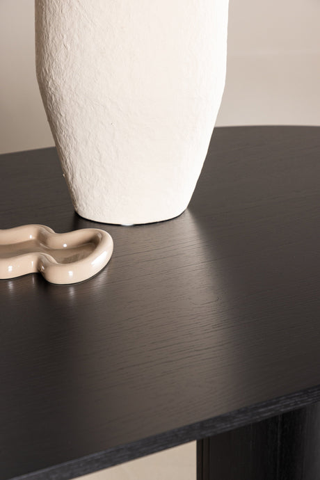 Tyresö ovaler Esstisch - schwarz/MDF - Ovale Esstische - ALVAHOME