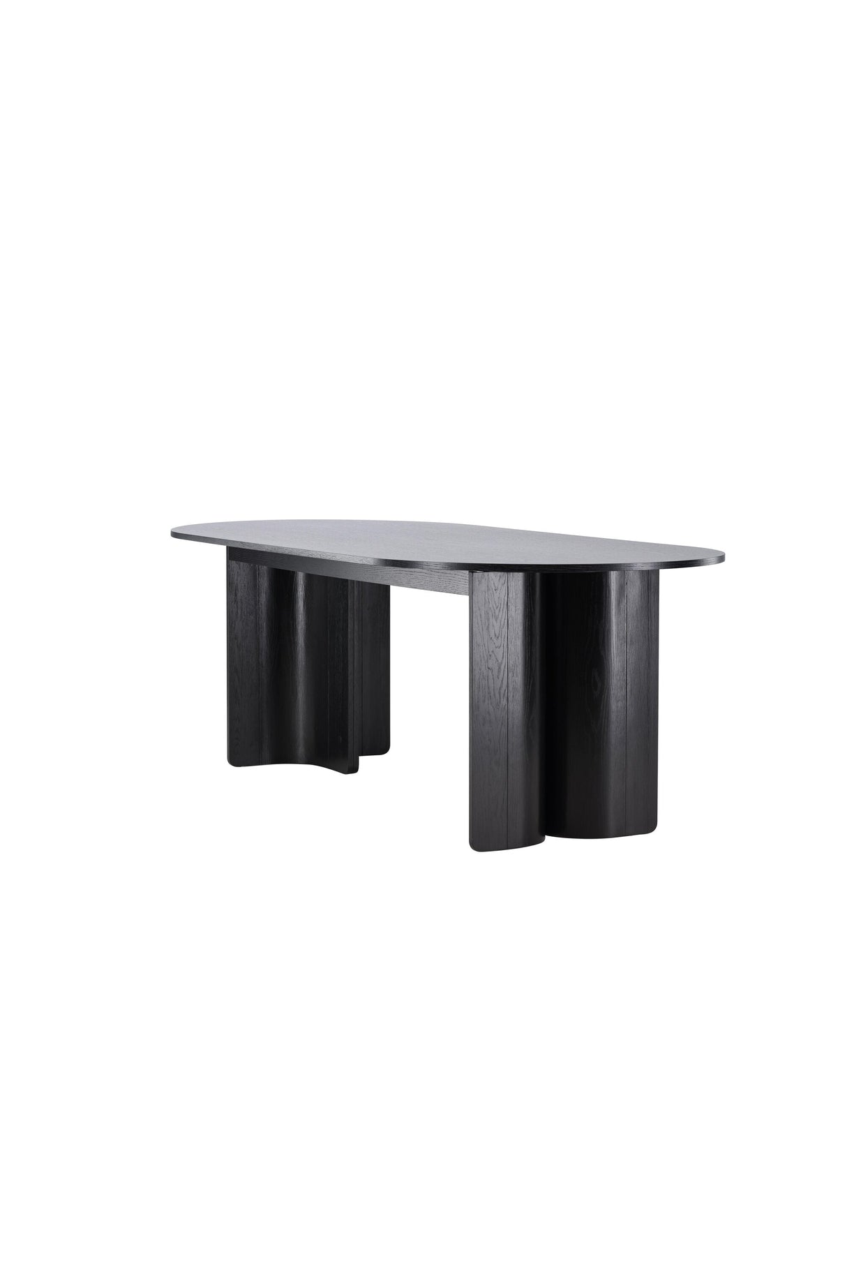 Tyresö ovaler Esstisch - schwarz/MDF - Ovale Esstische - ALVAHOME
