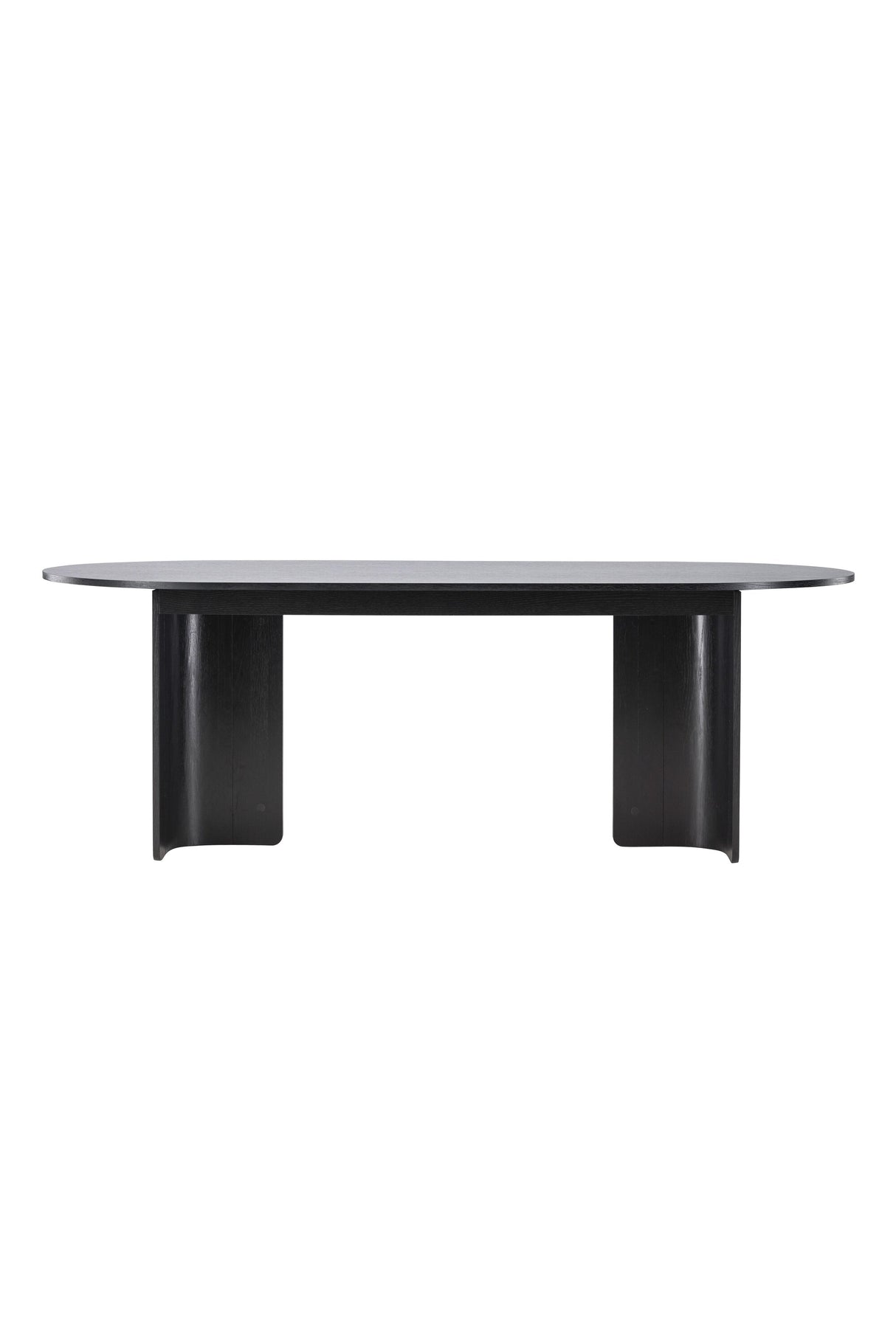 Tyresö ovaler Esstisch - schwarz/MDF - Ovale Esstische - ALVAHOME
