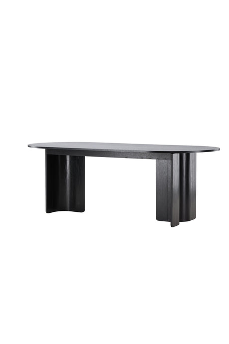 Tyresö ovaler Esstisch - schwarz/MDF - Ovale Esstische - ALVAHOME