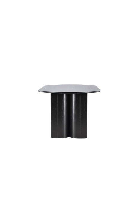 Tyresö ovaler Esstisch - schwarz/MDF - Ovale Esstische - ALVAHOME