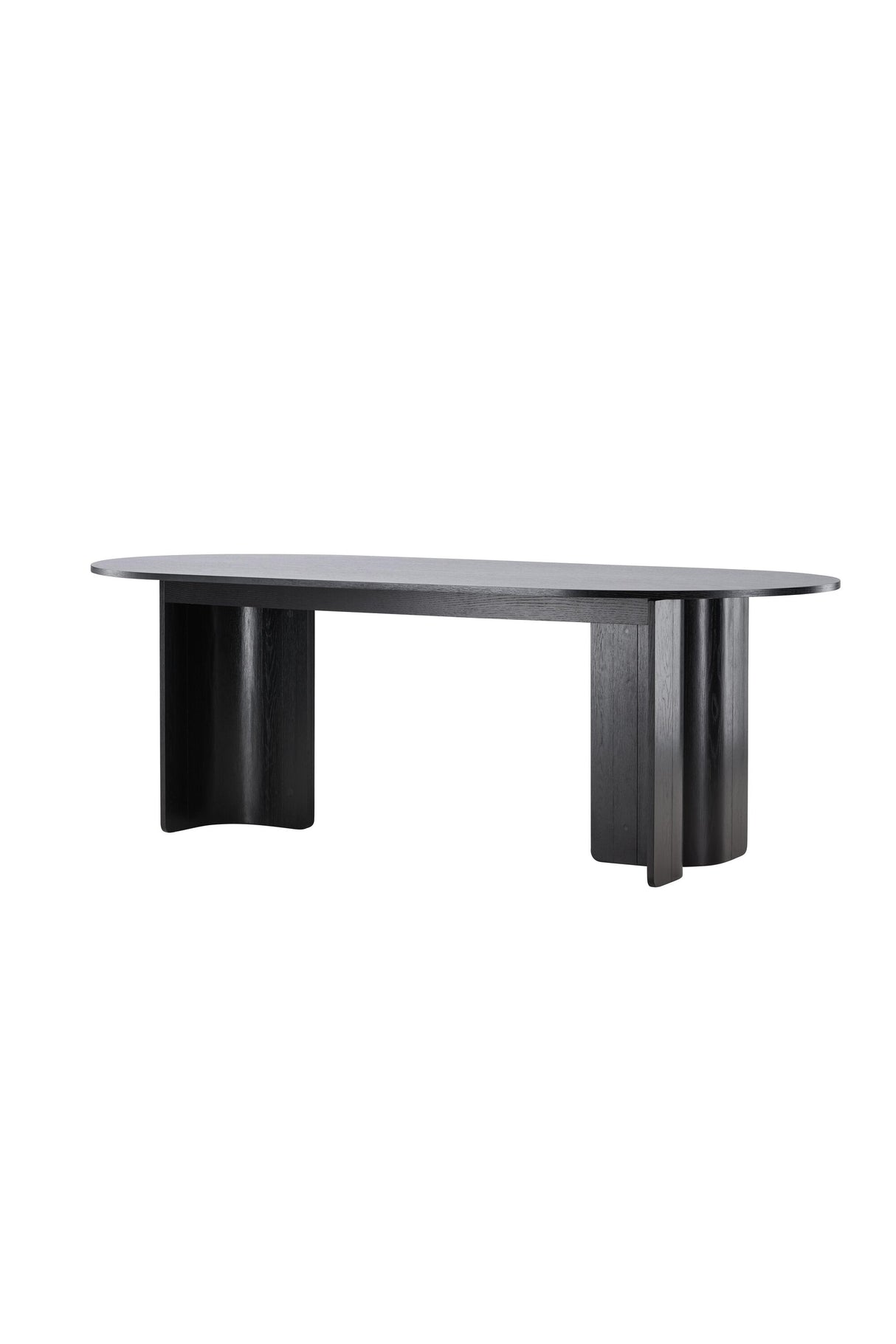 Tyresö ovaler Esstisch - schwarz/MDF - Ovale Esstische - ALVAHOME
