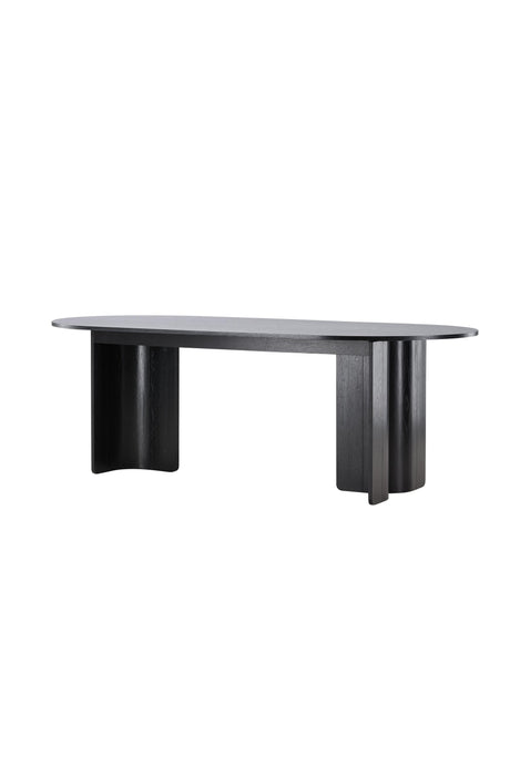 Tyresö ovaler Esstisch - schwarz/MDF - Ovale Esstische - ALVAHOME
