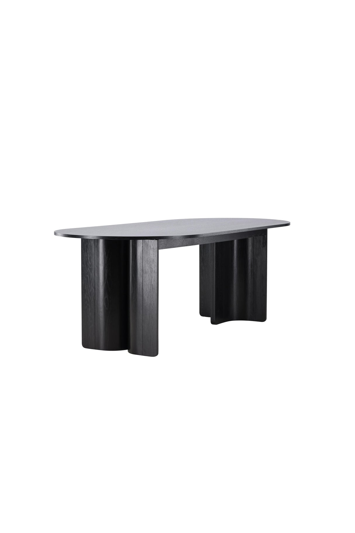 Tyresö ovaler Esstisch - schwarz/MDF - Ovale Esstische - ALVAHOME