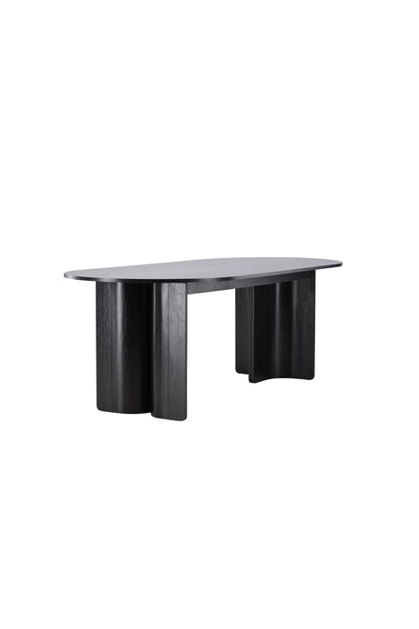 Tyresö ovaler Esstisch - schwarz/MDF - Ovale Esstische - ALVAHOME