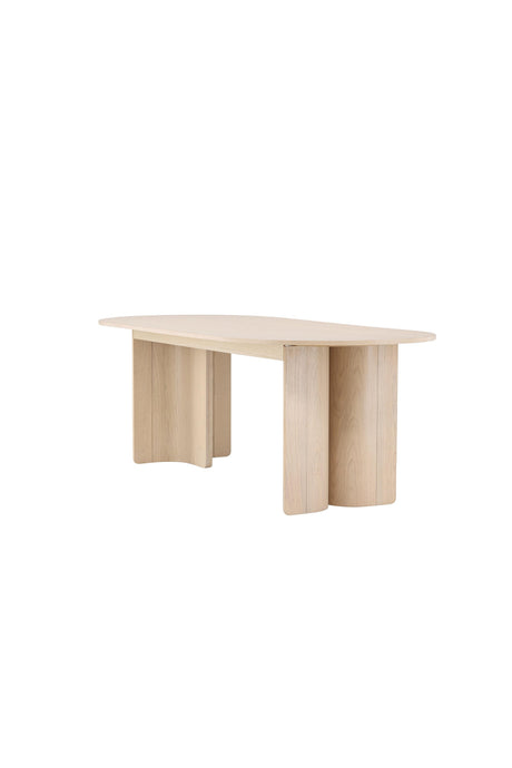 Tyresö ovaler Esstisch - white - wash/MDF - Ovale Esstische - ALVAHOME