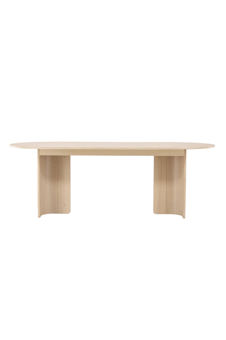 Tyresö ovaler Esstisch - white - wash/MDF - Ovale Esstische - ALVAHOME