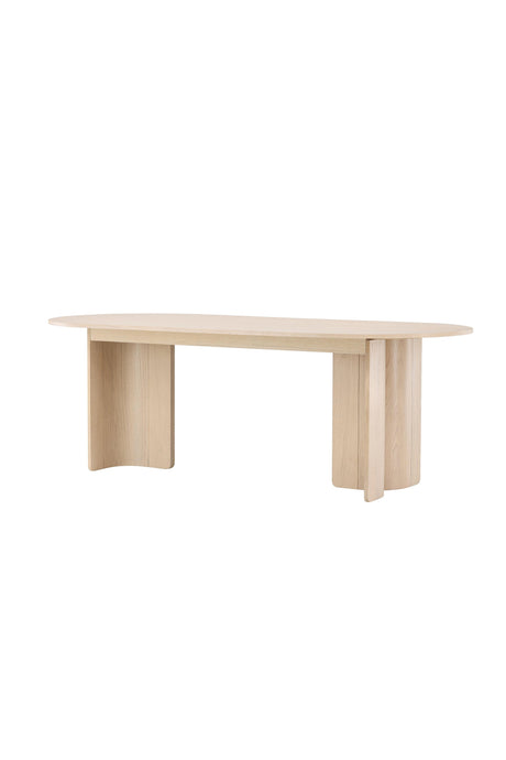 Tyresö ovaler Esstisch - white - wash/MDF - Ovale Esstische - ALVAHOME