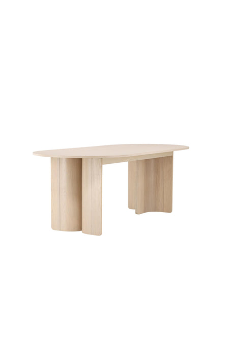 Tyresö ovaler Esstisch - white - wash/MDF - Ovale Esstische - ALVAHOME