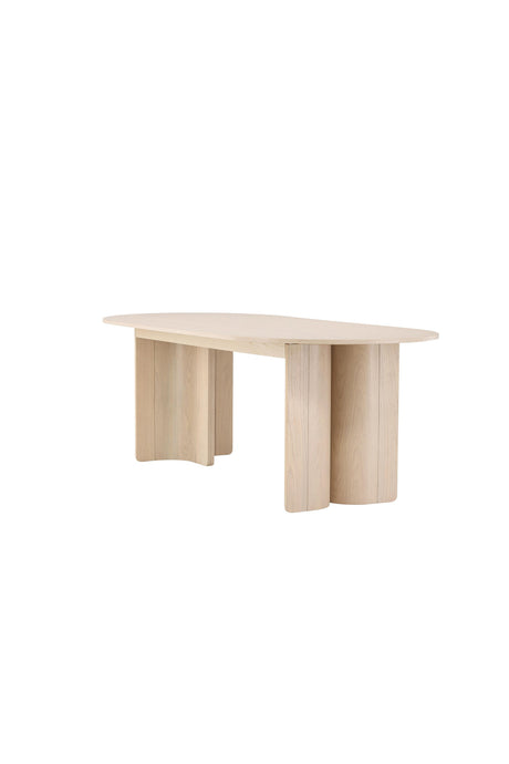 Tyresö ovaler Esstisch - white - wash/MDF - Ovale Esstische - ALVAHOME