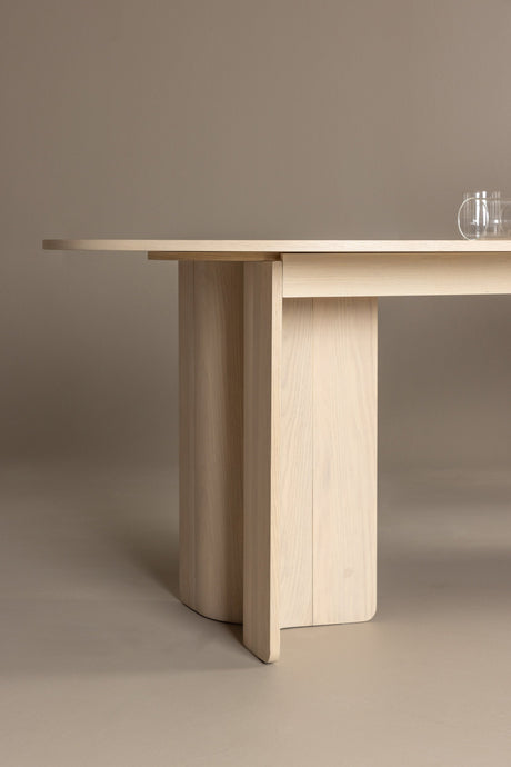 Tyresö ovaler Esstisch - white - wash/MDF - Ovale Esstische - ALVAHOME