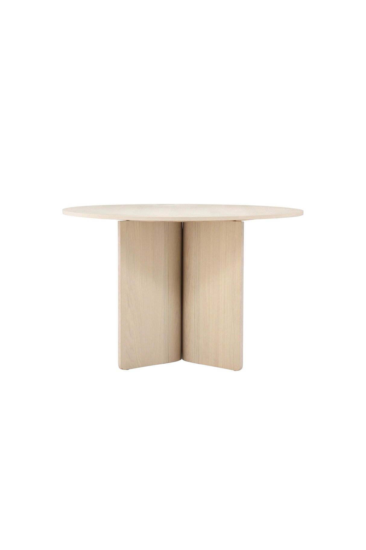 Tyresö runder Esstisch - white - wash/MDF - Runde Esstische - ALVAHOME