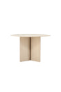 Tyresö runder Esstisch - white - wash/MDF - Runde Esstische - ALVAHOME