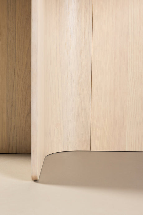 Tyresö runder Esstisch - white - wash/MDF - Runde Esstische - ALVAHOME