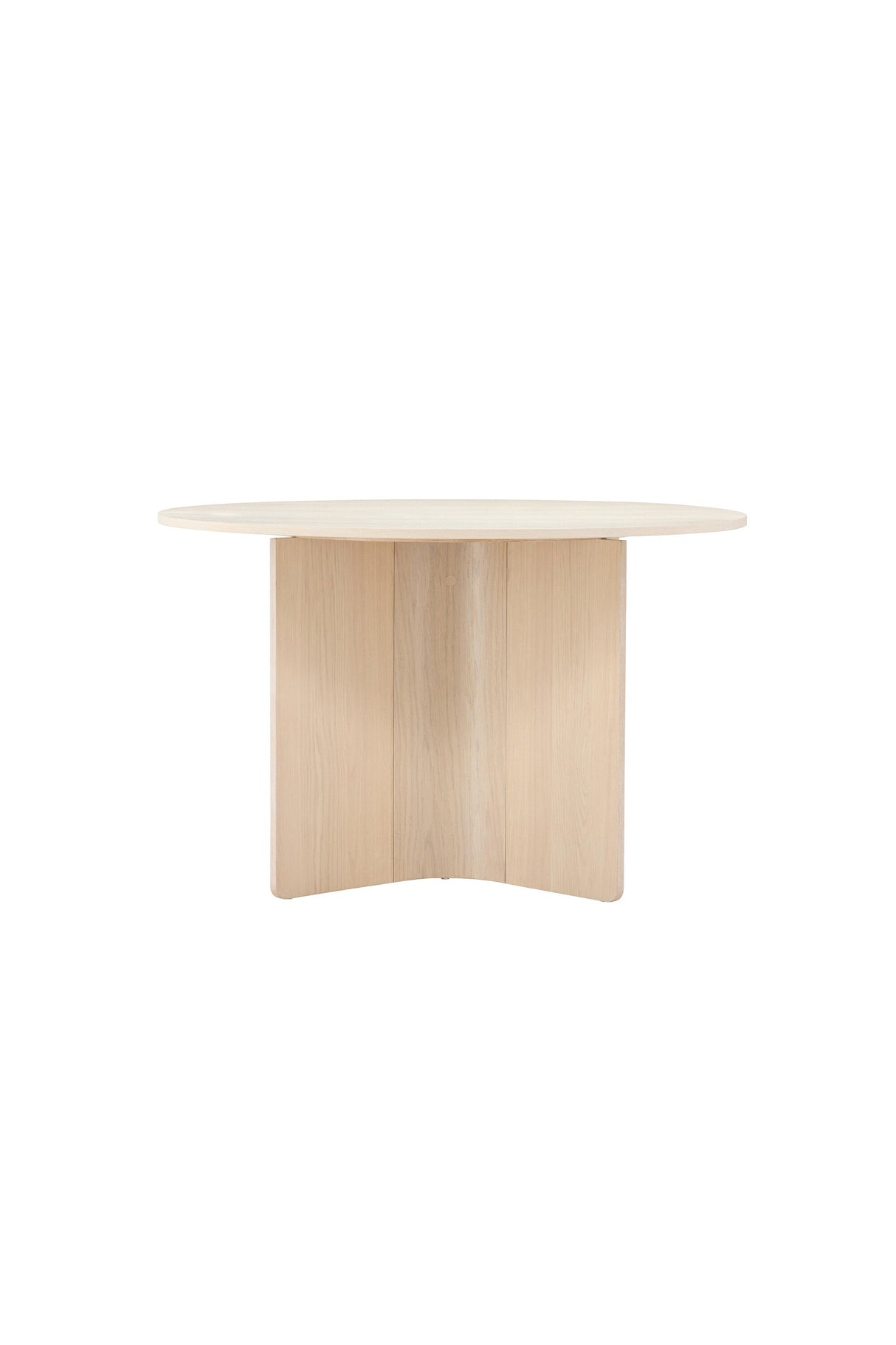 Tyresö runder Esstisch - white - wash/MDF - Runde Esstische - ALVAHOME