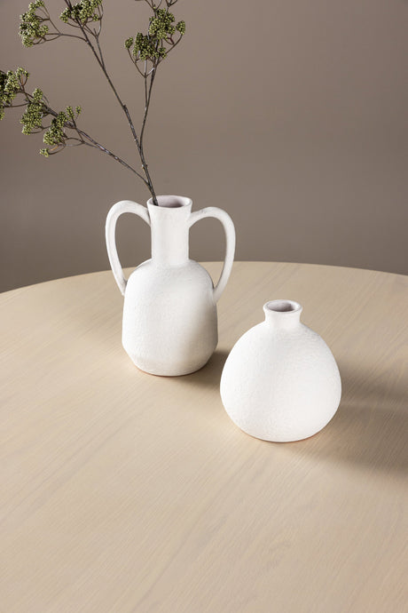 Tyresö runder Esstisch - white - wash/MDF - Runde Esstische - ALVAHOME