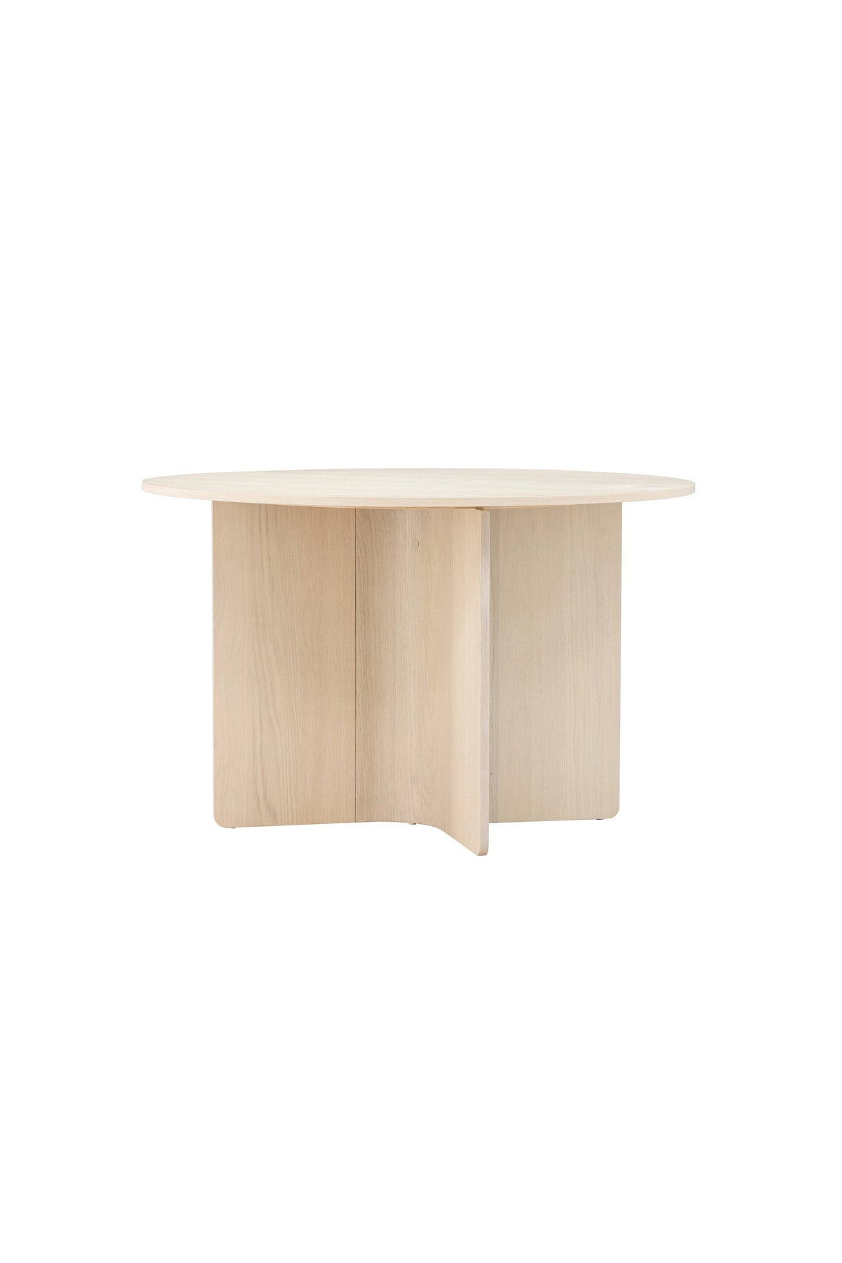 Tyresö runder Esstisch - white - wash/MDF - Runde Esstische - ALVAHOME