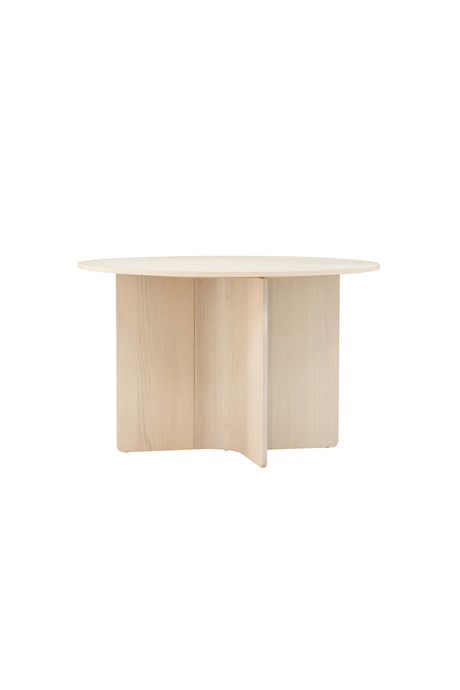 Tyresö runder Esstisch - white - wash/MDF - Runde Esstische - ALVAHOME