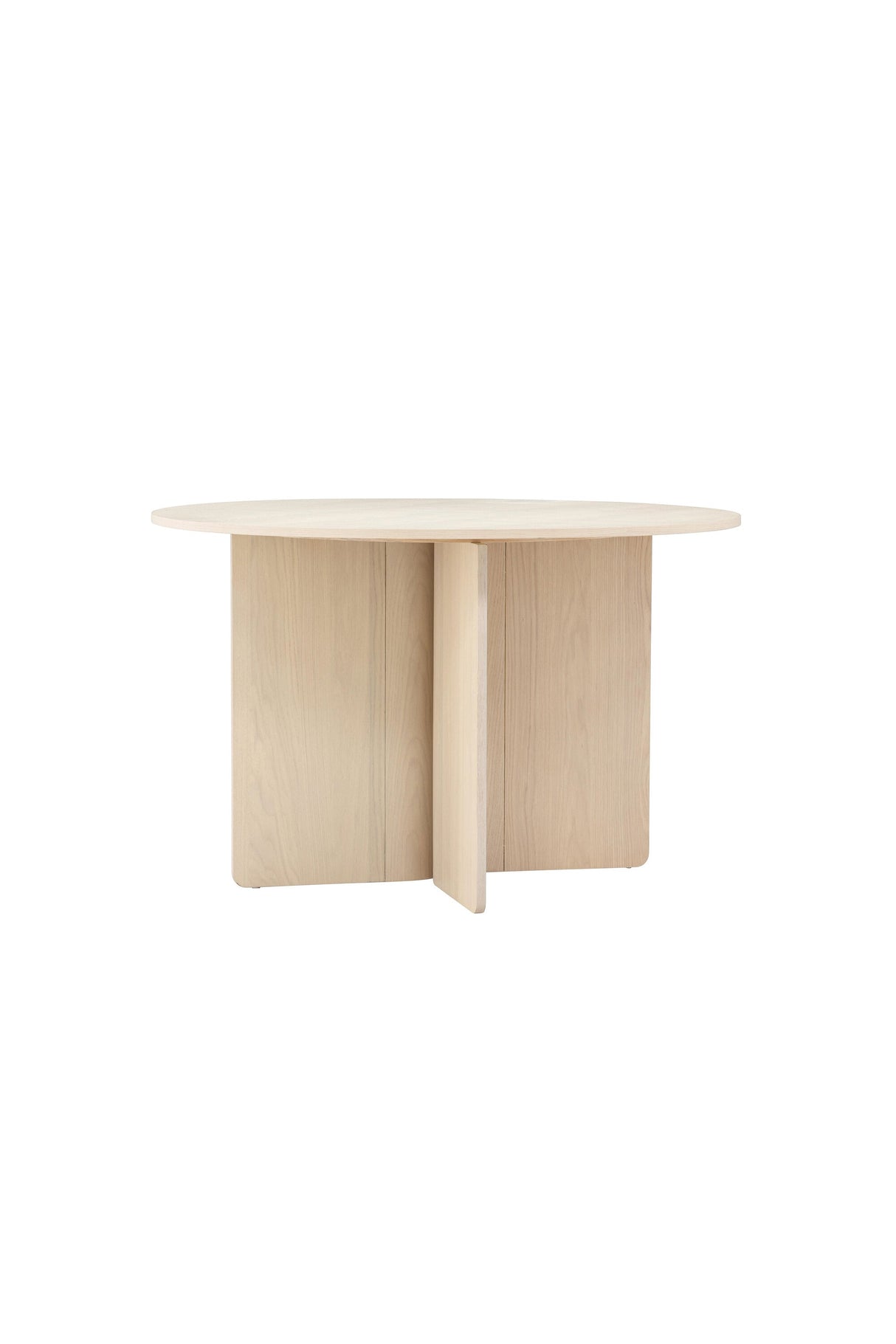Tyresö runder Esstisch - white - wash/MDF - Runde Esstische - ALVAHOME