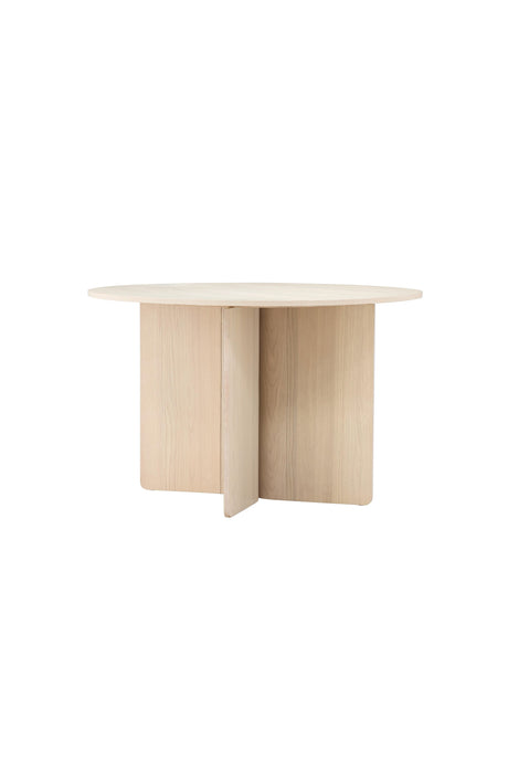 Tyresö runder Esstisch - white - wash/MDF - Runde Esstische - ALVAHOME