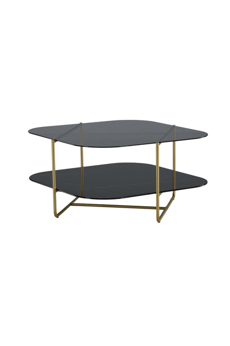Un - line Couchtisch - schwarz/Glas - Couchtische - ALVAHOME