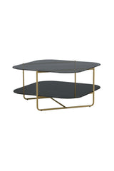 Un - line Couchtisch - schwarz/Glas - Couchtische - ALVAHOME