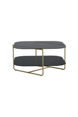 Un - line Couchtisch - schwarz/Glas - Couchtische - ALVAHOME