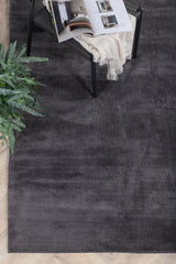 Undra Wohnzimmerteppich - dunkelgrau/Polyester - Wohnzimmerteppiche - ALVAHOME