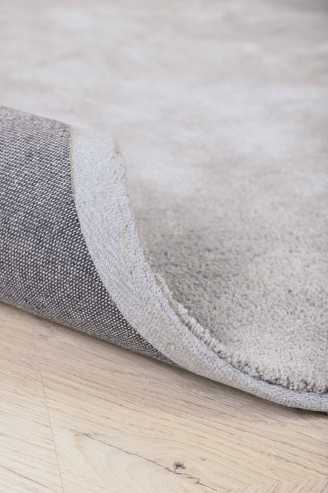 Undra Wohnzimmerteppich - silber/Polyester - Wohnzimmerteppiche - ALVAHOME