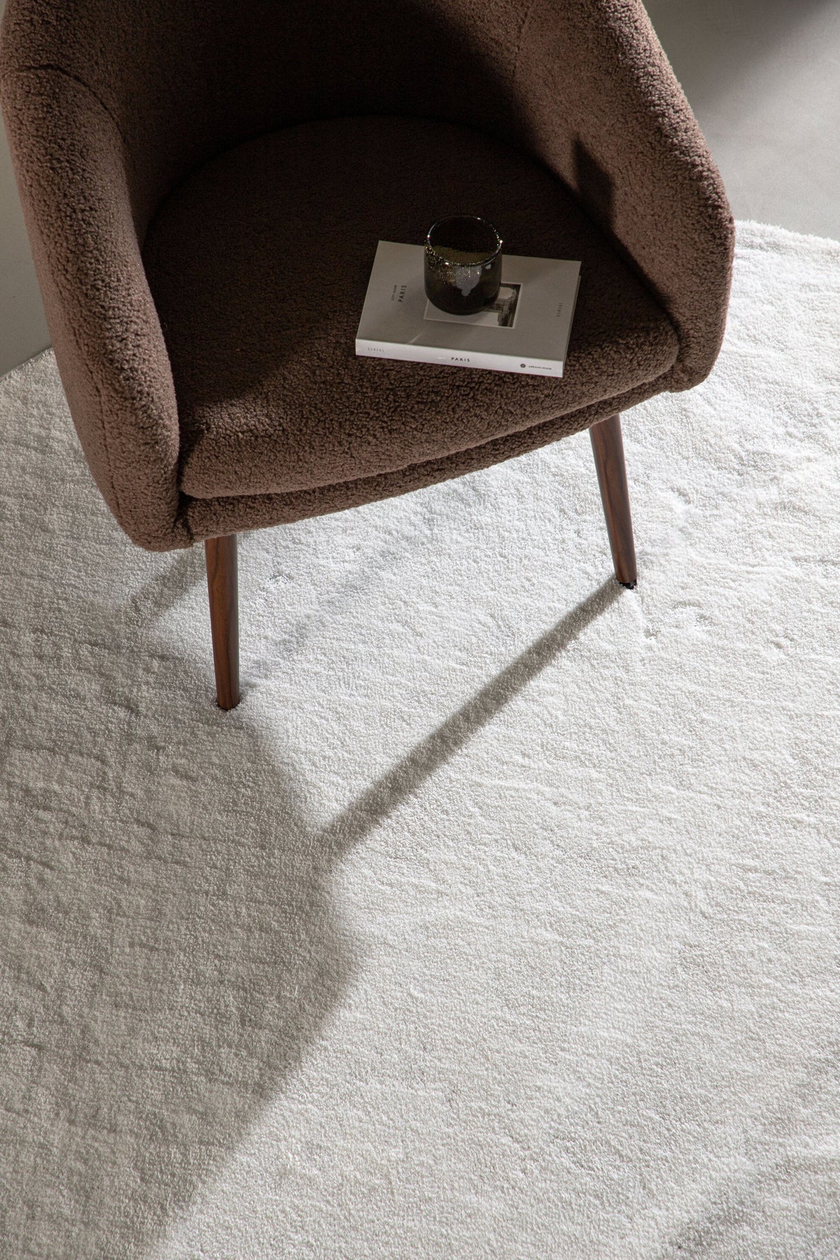 Undra Wohnzimmerteppich - weiß/Polyester - Wohnzimmerteppiche - ALVAHOME