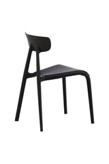 Ursholmen Esszimmerstuhl - schwarz/Plastik - Essstühle - ALVAHOME