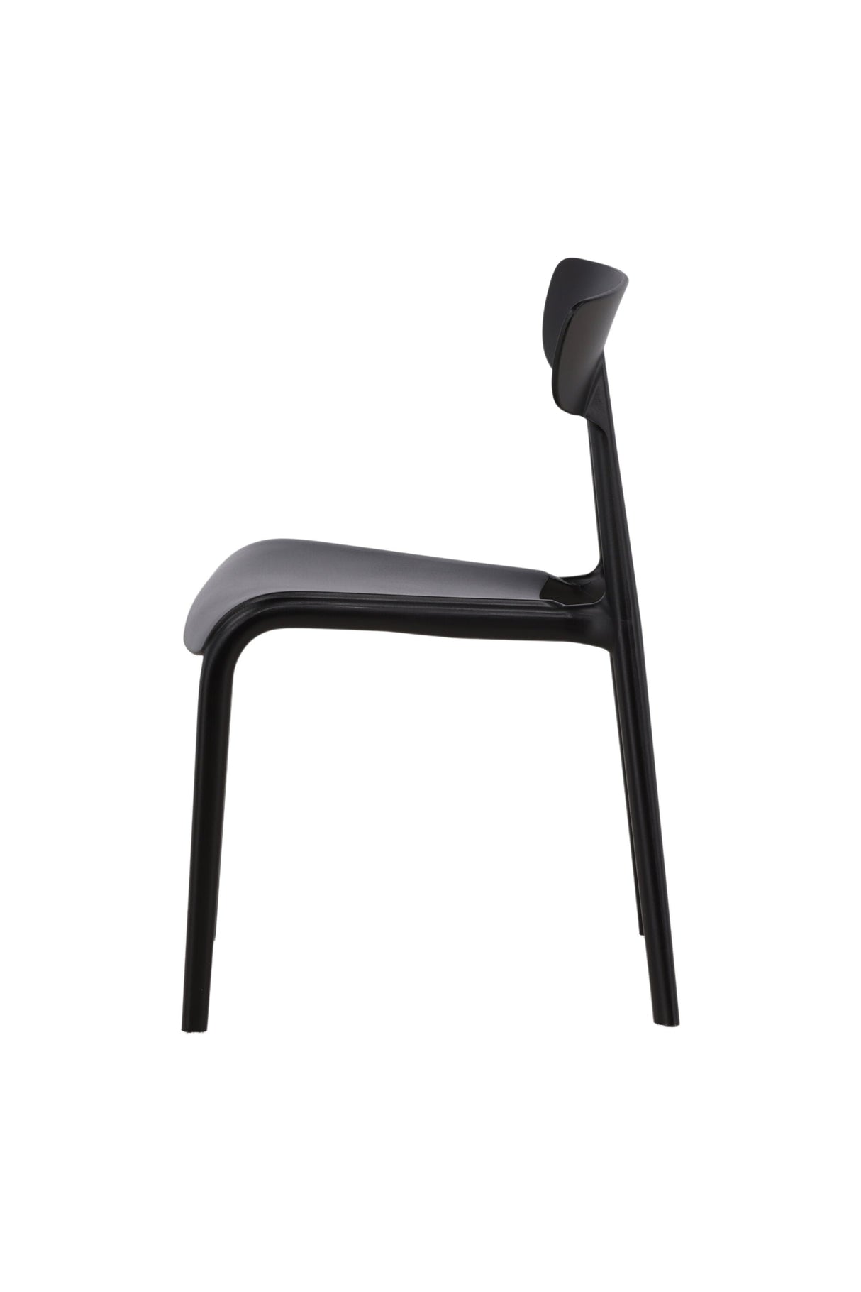 Ursholmen Esszimmerstuhl - schwarz/Plastik - Essstühle - ALVAHOME