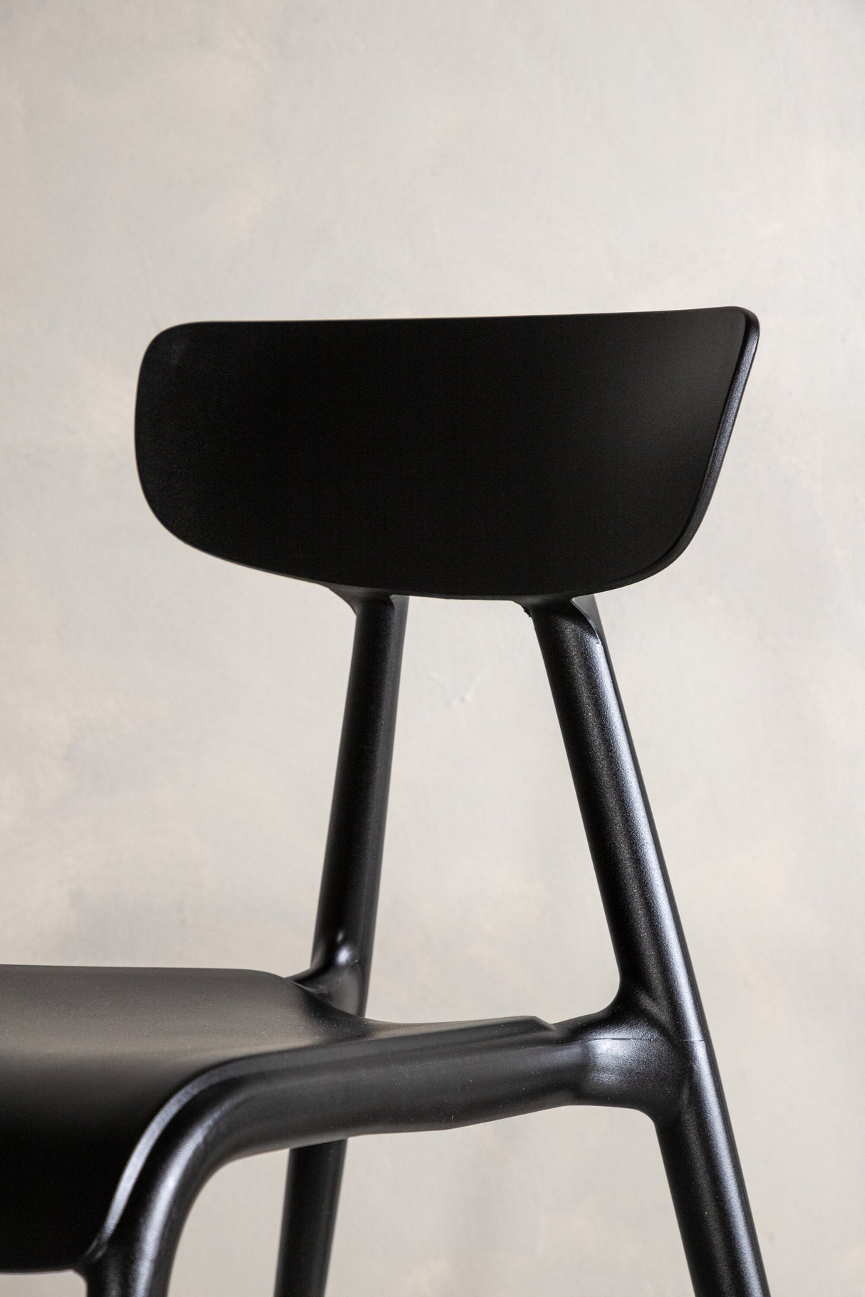 Ursholmen Esszimmerstuhl - schwarz/Plastik - Essstühle - ALVAHOME