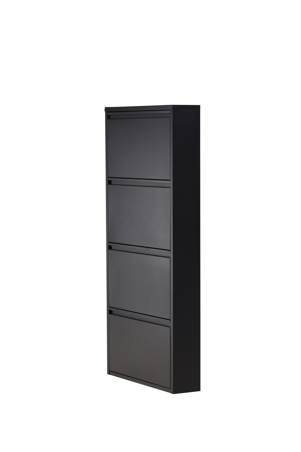 Ushuaia Schuhschrank - schwarz/Stahl - Schuhschränke - ALVAHOME