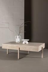 Vadholmen Couchtisch - white - wash/MDF - Couchtische - ALVAHOME